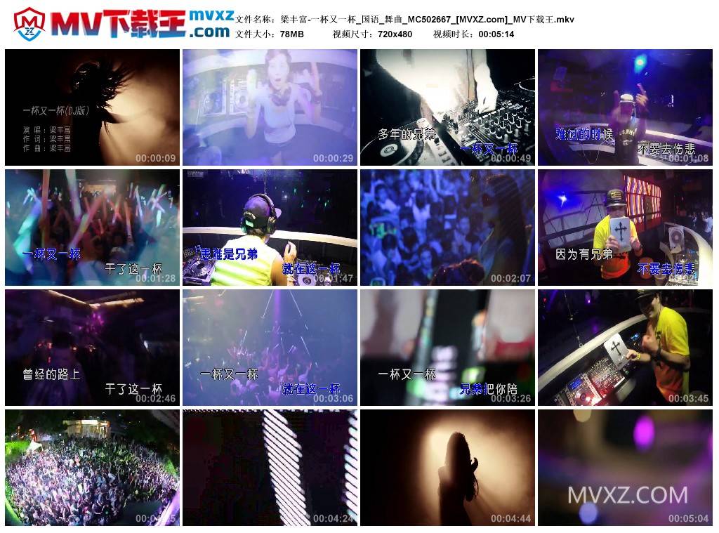 梁丰富-一杯又一杯_国语_舞曲_MC502667